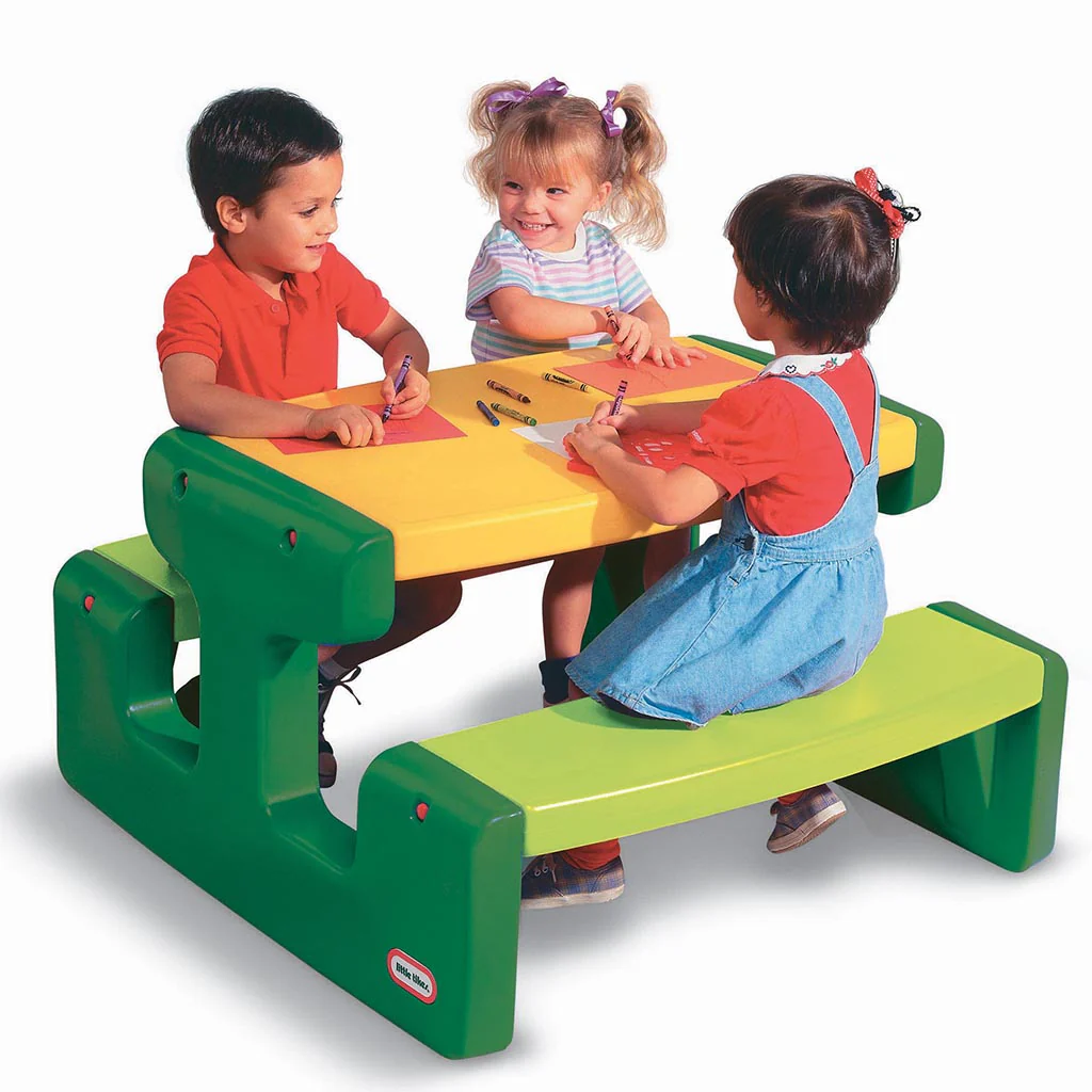 Junior Picnic Table - Evergreen - Image 2