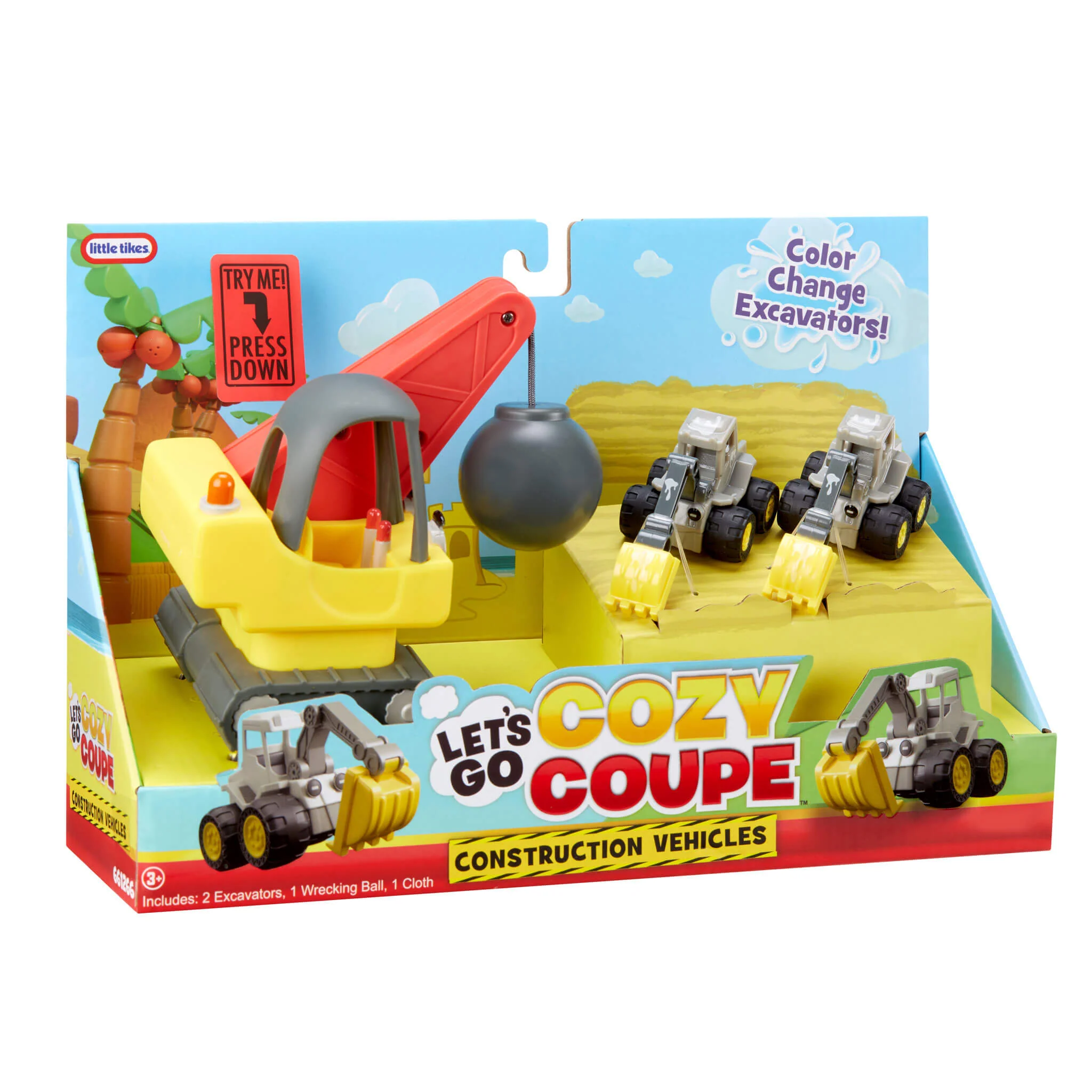 Let’s Go Cozy Coupe™ 3pk Construction Vehicles - Image 7