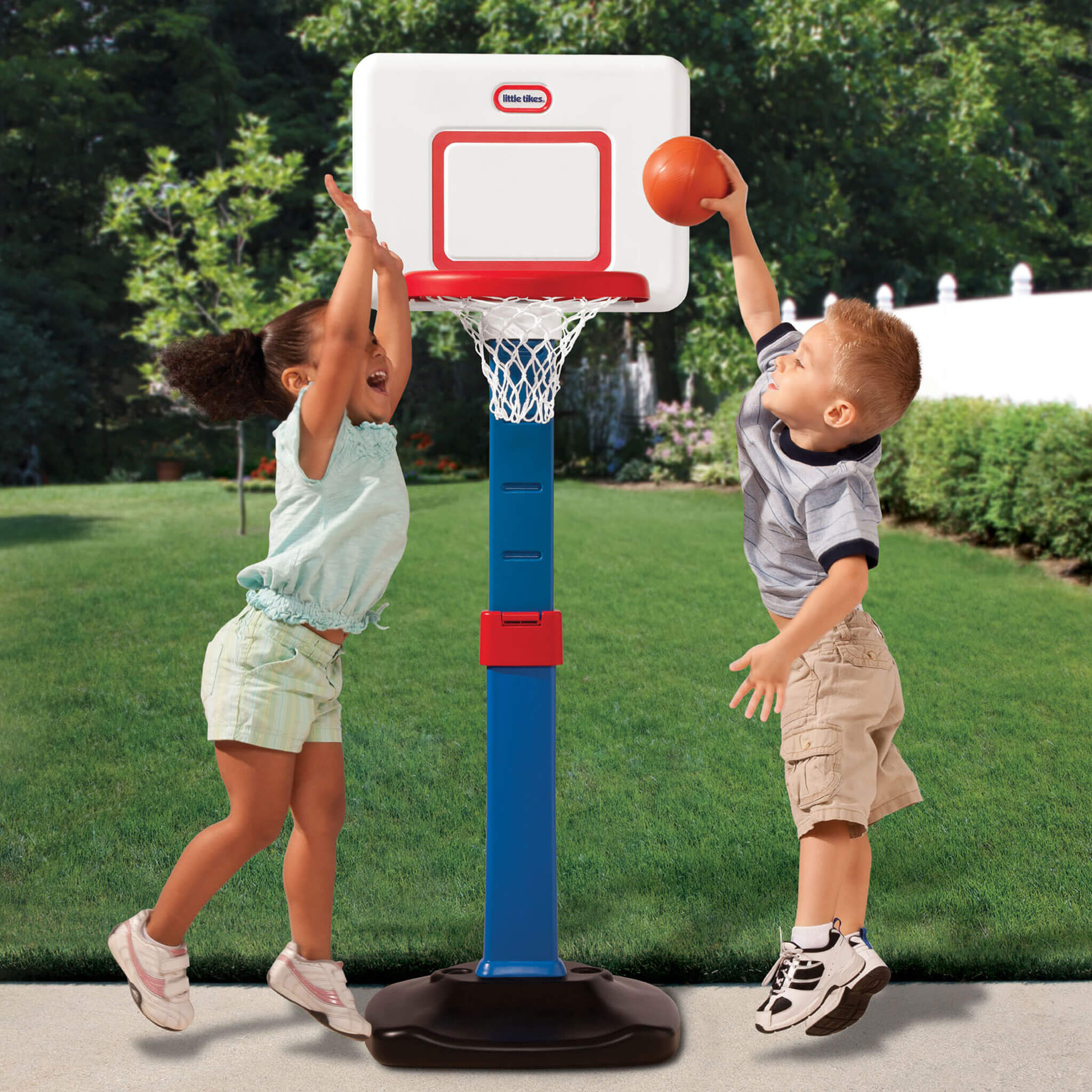 TotSports⢠Easy Score⢠Basketball Set - Square Backboard